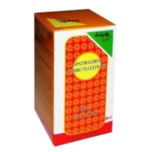 Box of spatholobus combo tea extract, herbal supplement by sing lin.